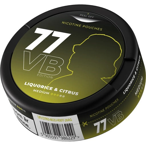 77 vb liquorice citrus 10mg nicotine pouches