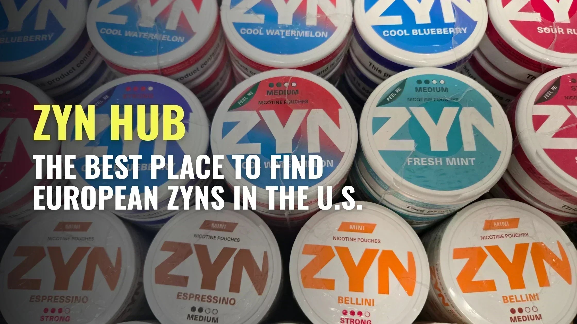 Zyn Hub: The Best Place to Find European Zyns in the U.S.