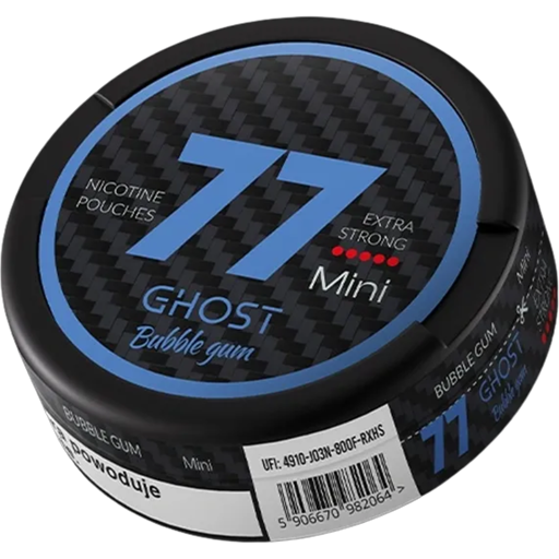 77 Ghost Mini Bubblegum - 20mg