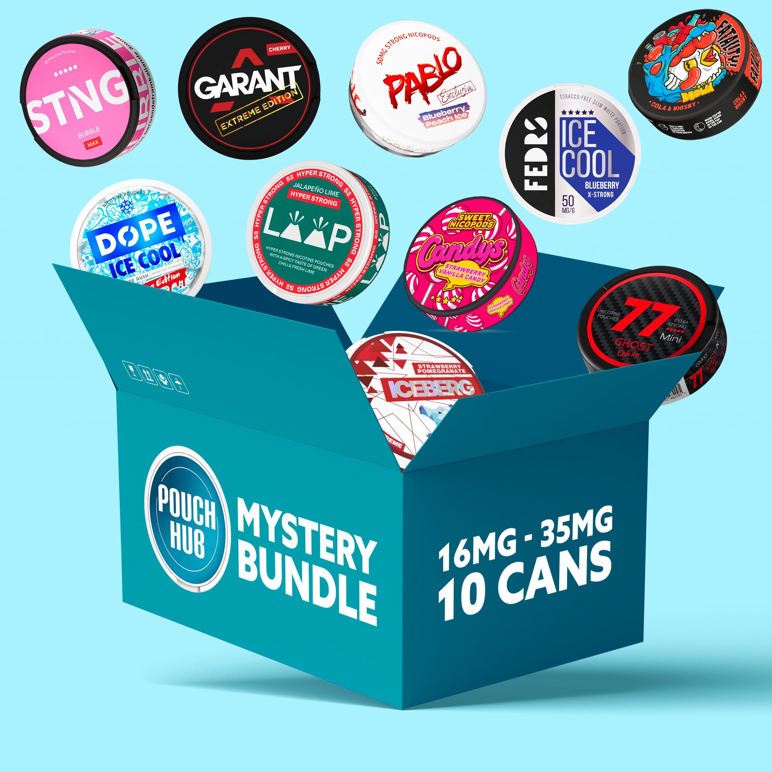 Mystery Bundle 16 - 35mg (10 Cans)