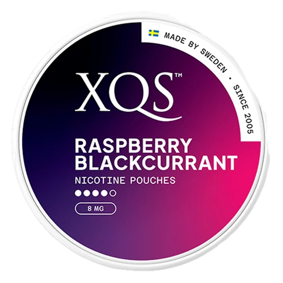 XQS Raspberry Blackcurrant - 8mg